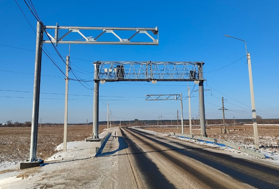 В Курской области впервые установили автоматические пункты весогабаритного контроля