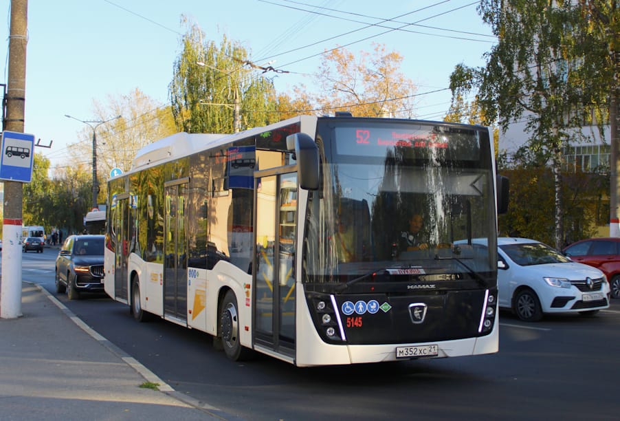 На муниципальный маршрут Чебоксар вышли новые автобусы